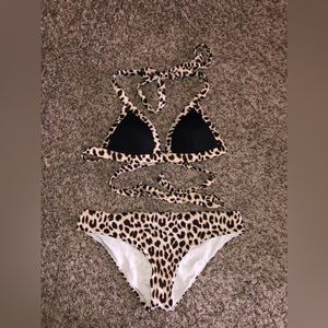 Cheetah print bikini